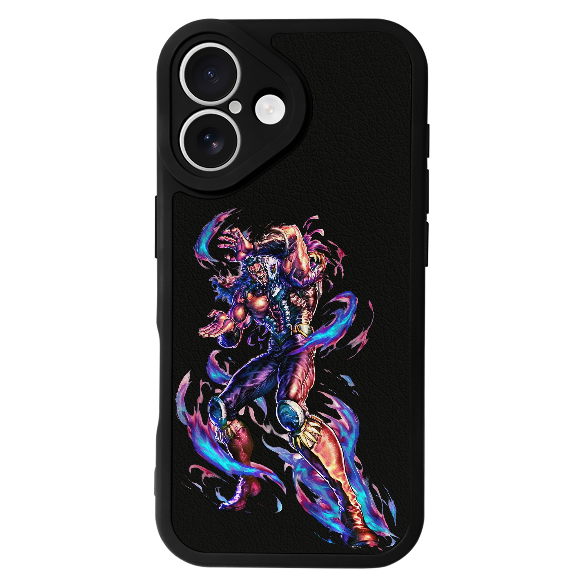（画像用） 北斗の拳 Fist of the North Star 【iPhone 16シリーズ対応】シリコンスマホケース（レザー調） 材質：シリコン